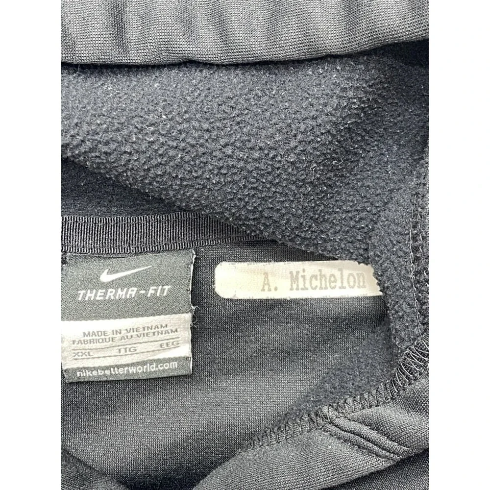 Nike Therma-Fit Hoodie Mens 2XL Black LFA Football Fleece Pullover Graphic